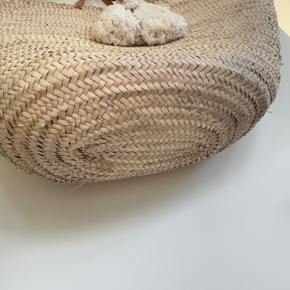 SLUIZ Ibiza Oversized Straw Beach Tote, NEW WITHOUT TAGS - Picture 5 of 8